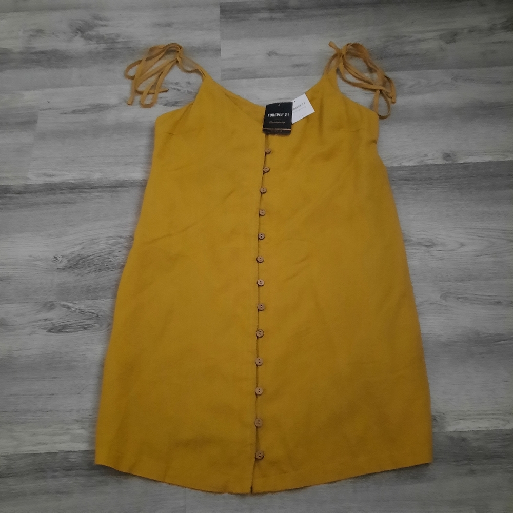 Forever 21 Button Dress